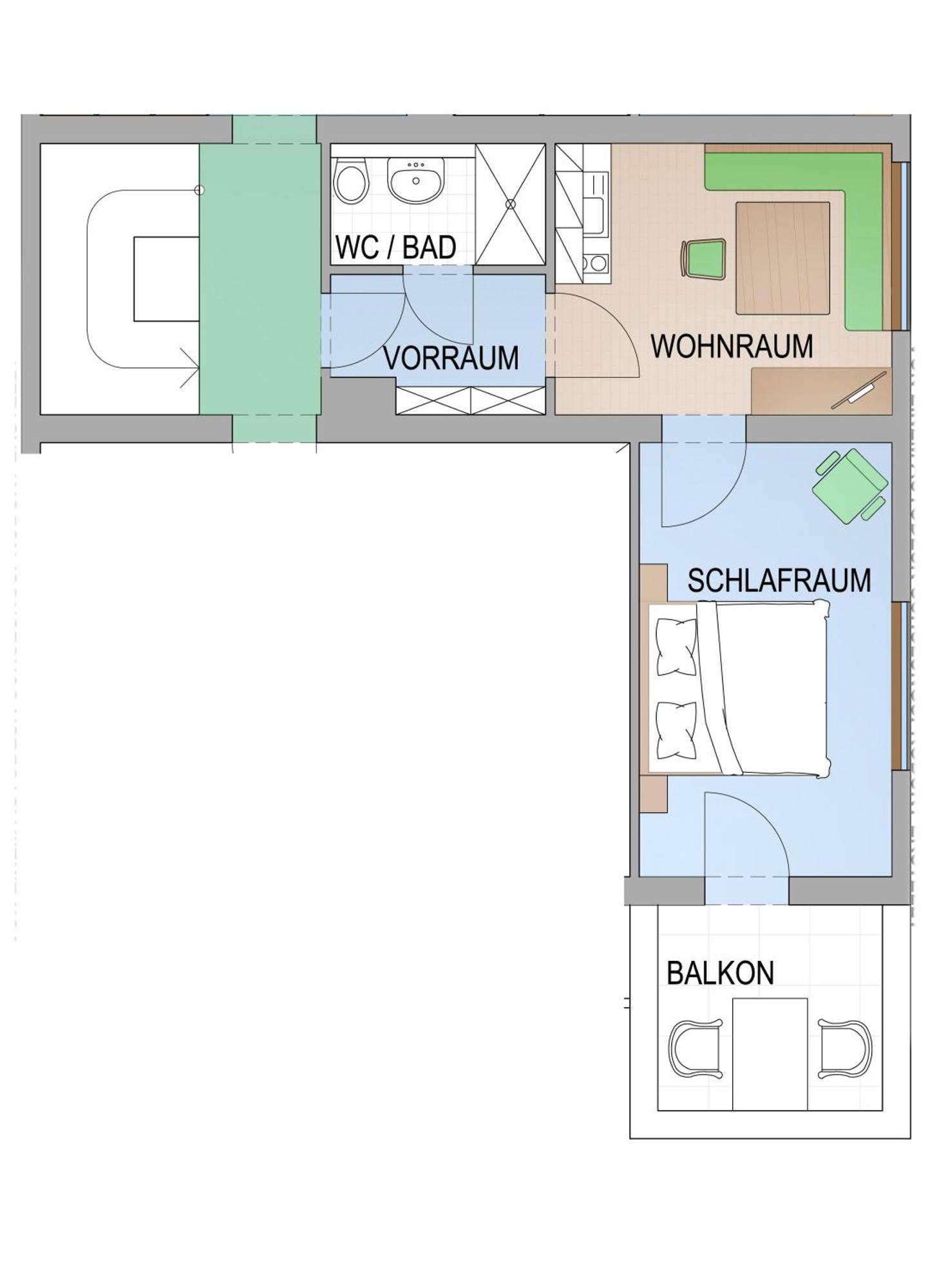 Appartement Scheibling Saint Wolfgang Chambre photo